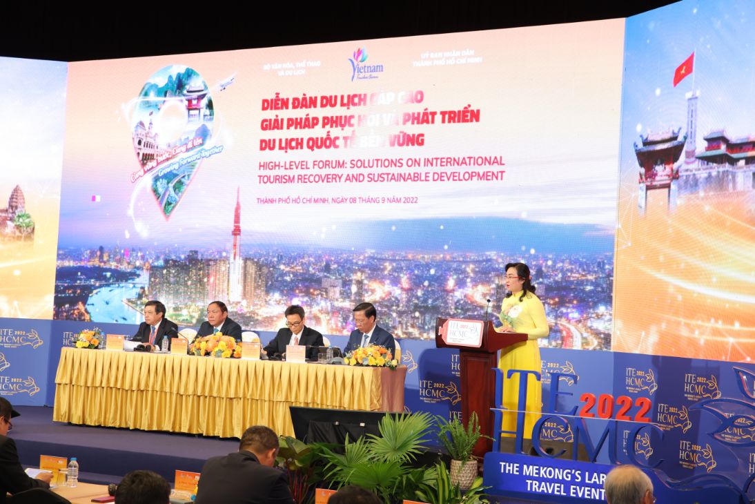 Hội chợ Du lịch Quốc tế Thành phố Hồ Chí Minh 1 Giải pháp phục hồi và phát triển du lịch quốc tế bền vững