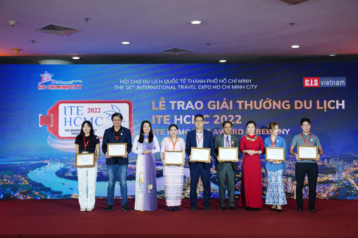 ITE HCMC 2022 Tôn vinh 91 doanh nghiệp tại “Giải thưởng du lịch ITE HCMC 2022”
