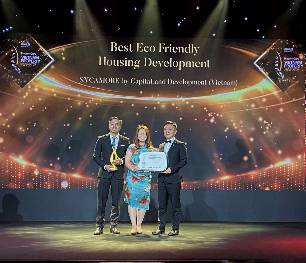 3. SYCAMORE Best Eco Friendly Housing Development  CapitaLand Development được vinh danh nhiều hạng mục lớn tại giải thưởng PropertyGuru Việt Nam