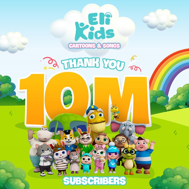 Eli Kids kênh hoạt hình 2 Kênh Hoạt hình Việt Nam lọt top 200 kênh được xem nhiều nhất ở Mỹ