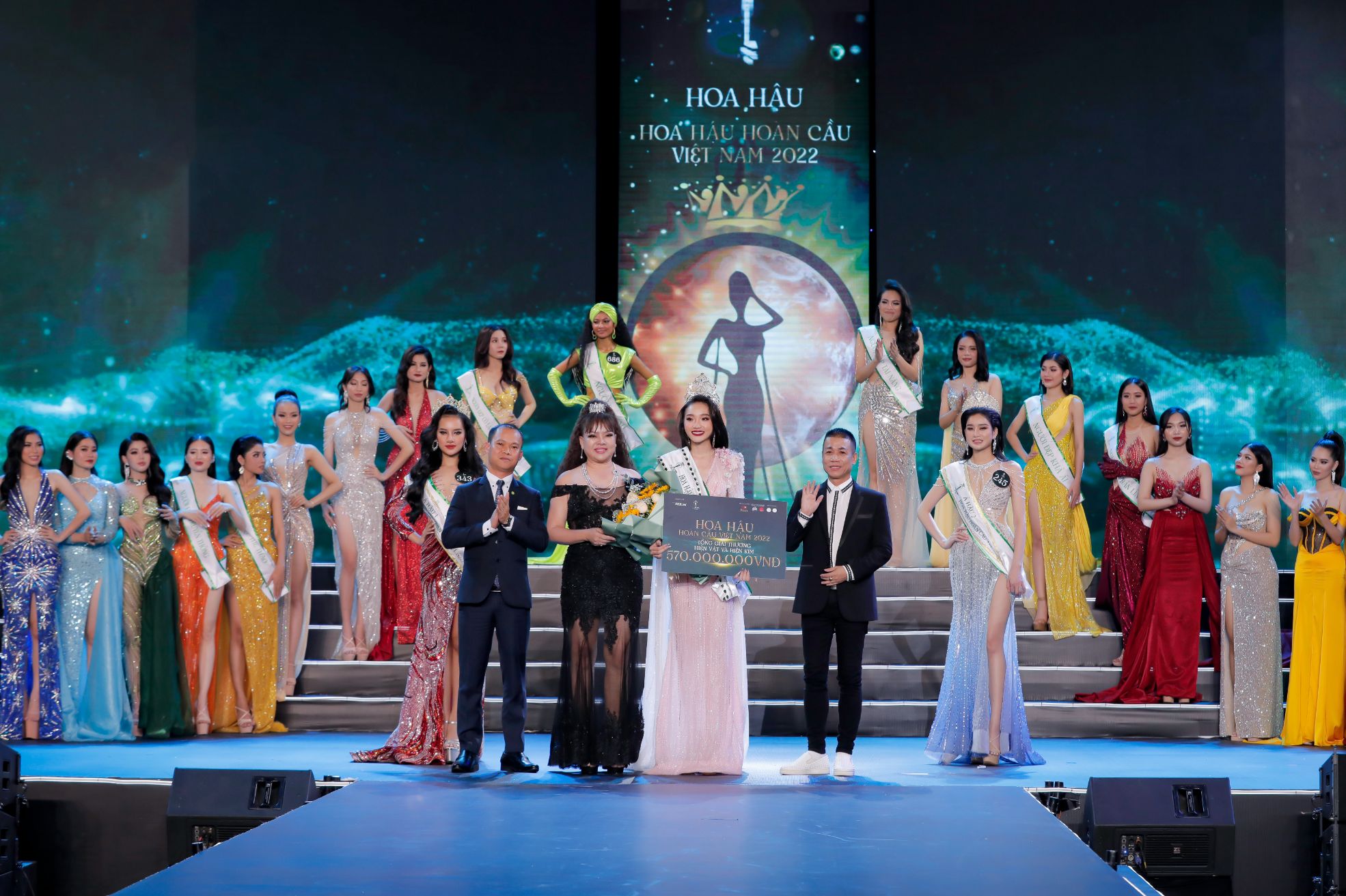 hoa hau hoan cau 2022 Người đẹp Đồng Nai Phạm Kim Ngân đăng quang Hoa hậu Hoàn cầu Việt Nam 2022