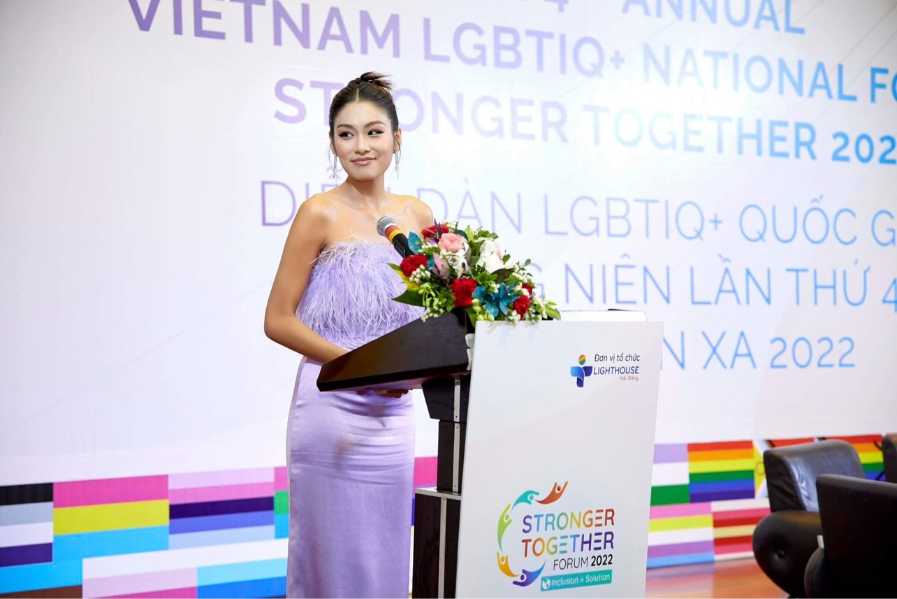  Á hậu Lê Thảo Nhi: Tôi mong muốn cộng đồng LGBTQ+ là một phần của xã hội này’