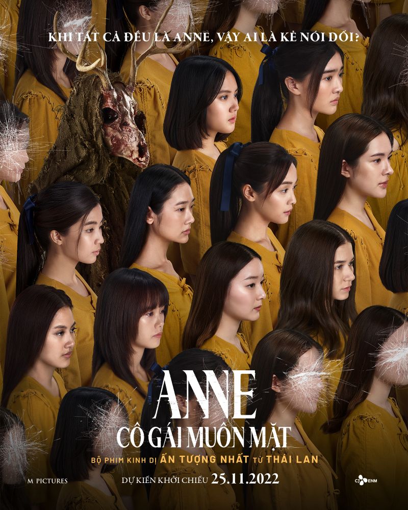 Teaser Poster Faces Of Anne Loạt nữ diễn viên Thái Lan vào cùng một vai trong phim kinh dị ấn tượng nhất tháng 11