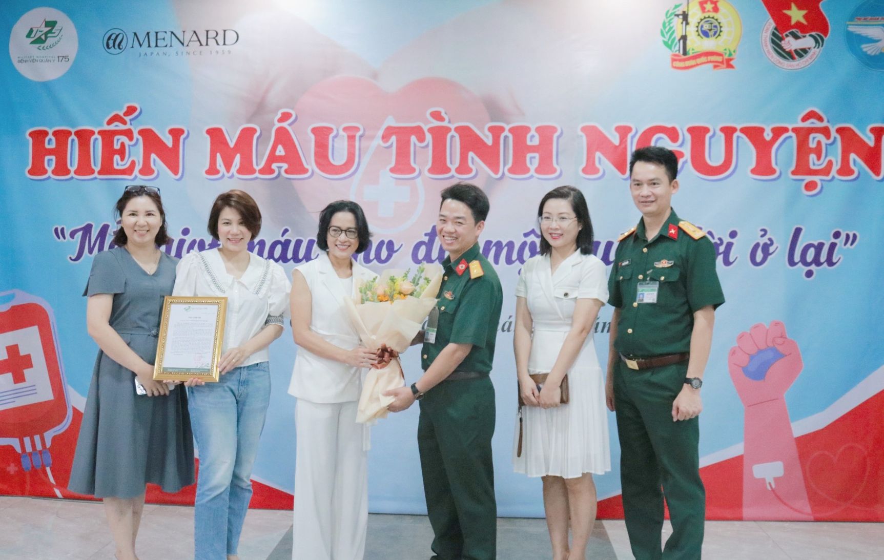 Ảnh 1 Menard Việt Nam và Bệnh viện Quân y 175 phối hợp tổ chức hoạt động Hiến máu tình nguyện