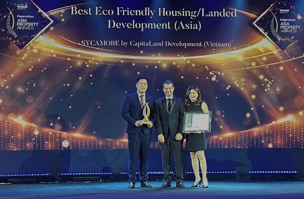 02. Các đặc tính bền vững và thân thiện với môi trường đưa Sycamore trở thành “Dự án nhà ở thân thiện với môi trường xuất sắc” CapitaLand Development được vinh danh 2 hạng mục tại giải thưởng PropertyGuru 2022