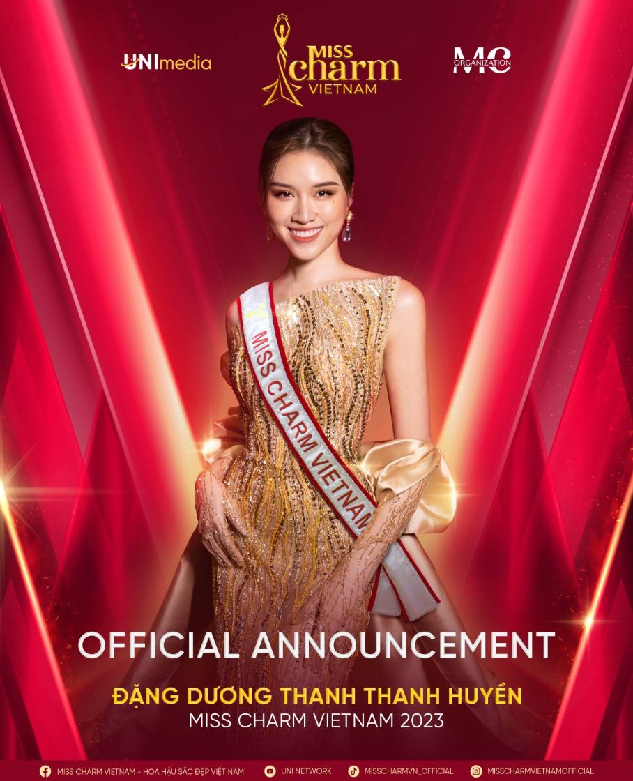 Miss Charm Vietnam 2023 MC Thanh Thanh Huyền bất ngờ trở thành đại diện Việt Nam thi Miss Charm 2023