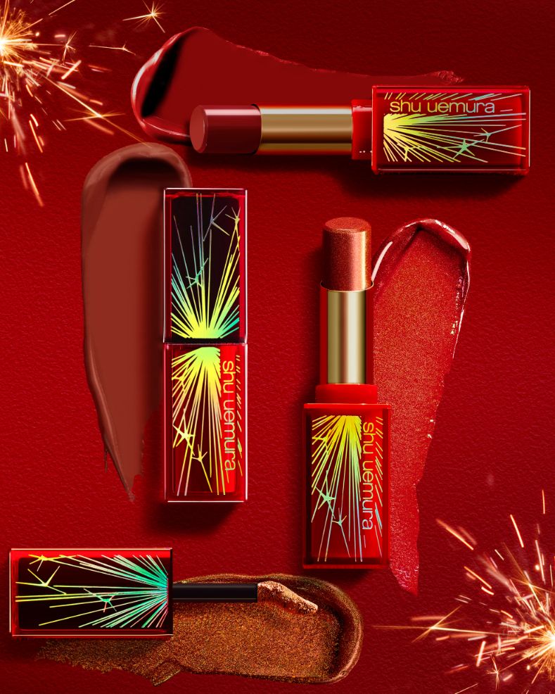 1. shu uemura fireworks sparks lipsticks 3 Những món quà làm đẹp độc đáo cho năm mới rực rỡ hơn!