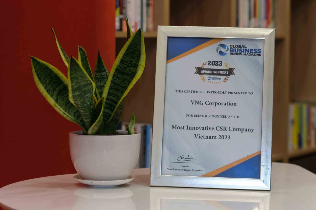 CSR Awards 3 VNG đạt giải thưởng Doanh nghiệp Việt Nam có hoạt động xã hội sáng tạo nhất 2023