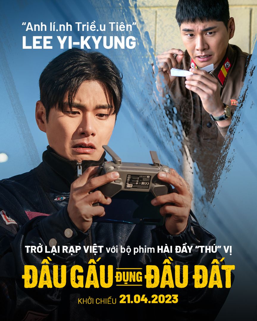 Lee Yi Kyung “Anh lính Triều Tiên” Lee Yi kyung trở lại rạp Việt với phim hài Đầu Gấu Đụng Đầu Đất 