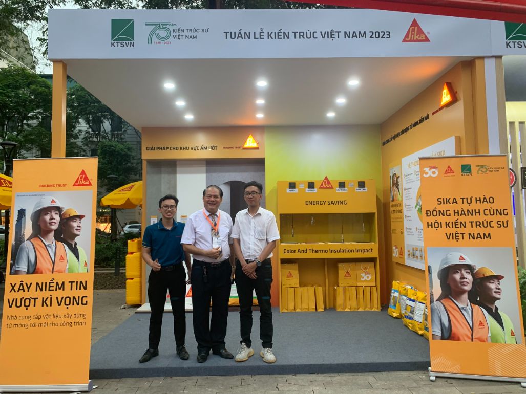 Sika Việt Nam 1 Sika giới thiệu giải pháp mới chống nóng   chống thấm 2 trong 1 cho sàn mái