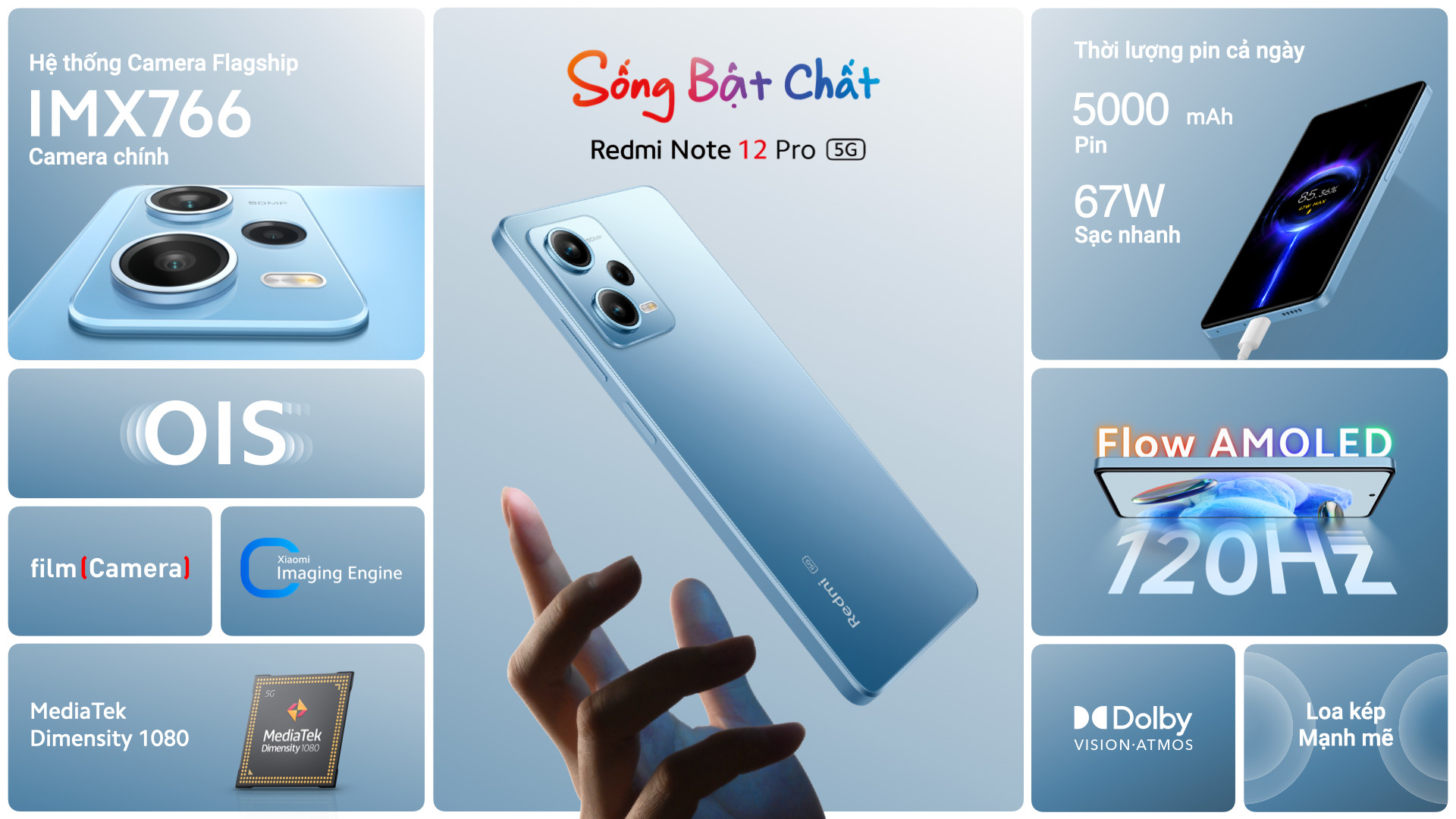 Xiaomi 1 Xiaomi ra mắt dòng Redmi Note 12, cùng MONO truyền cảm hứng Sống Bật Chất 