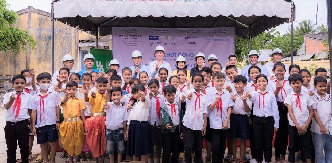 trường tiểu học Hiếu Tử C 3 1 Khởi công dự án xây phòng học cho gần 100 học sinh tại Trà Vinh