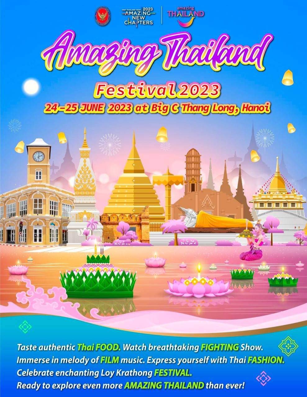  Amazing Thailand Festival 2023: Du lịch Thái Lan tiết kiệm và nhanh chóng tại Hà Nội