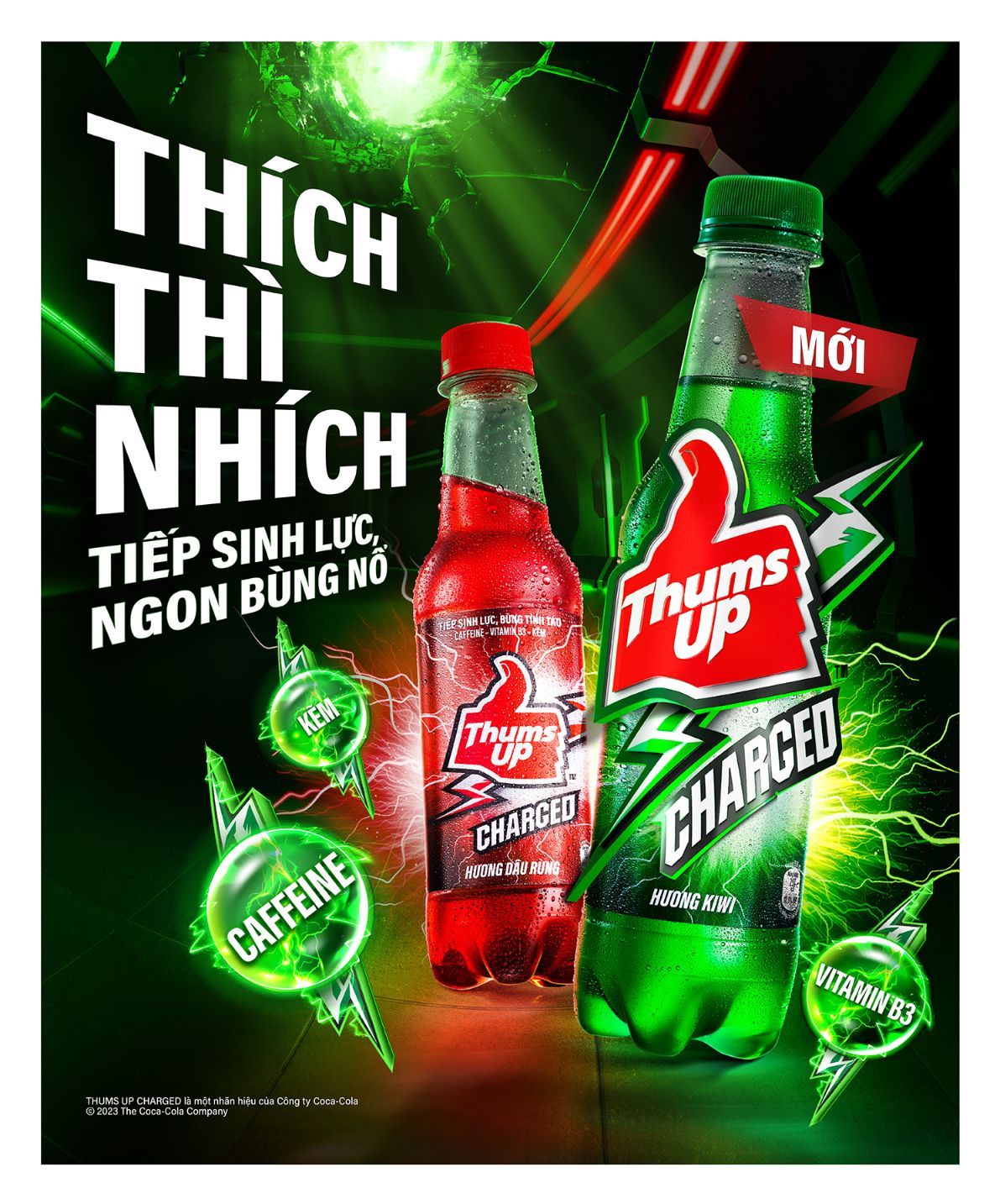 Sản phẩm Thums Up Charged™  Thums Up Charged™ chính thức chào sân thị trường nước giải khát Việt Nam