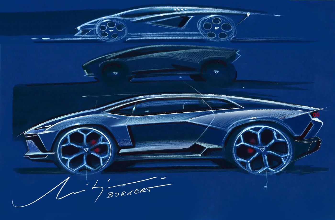 Lanzador xe concept Ultra GT Lamborghini 4 Lanzador – Mẫu xe concept Ultra GT mang tầm nhìn tương lai của Lamborghini