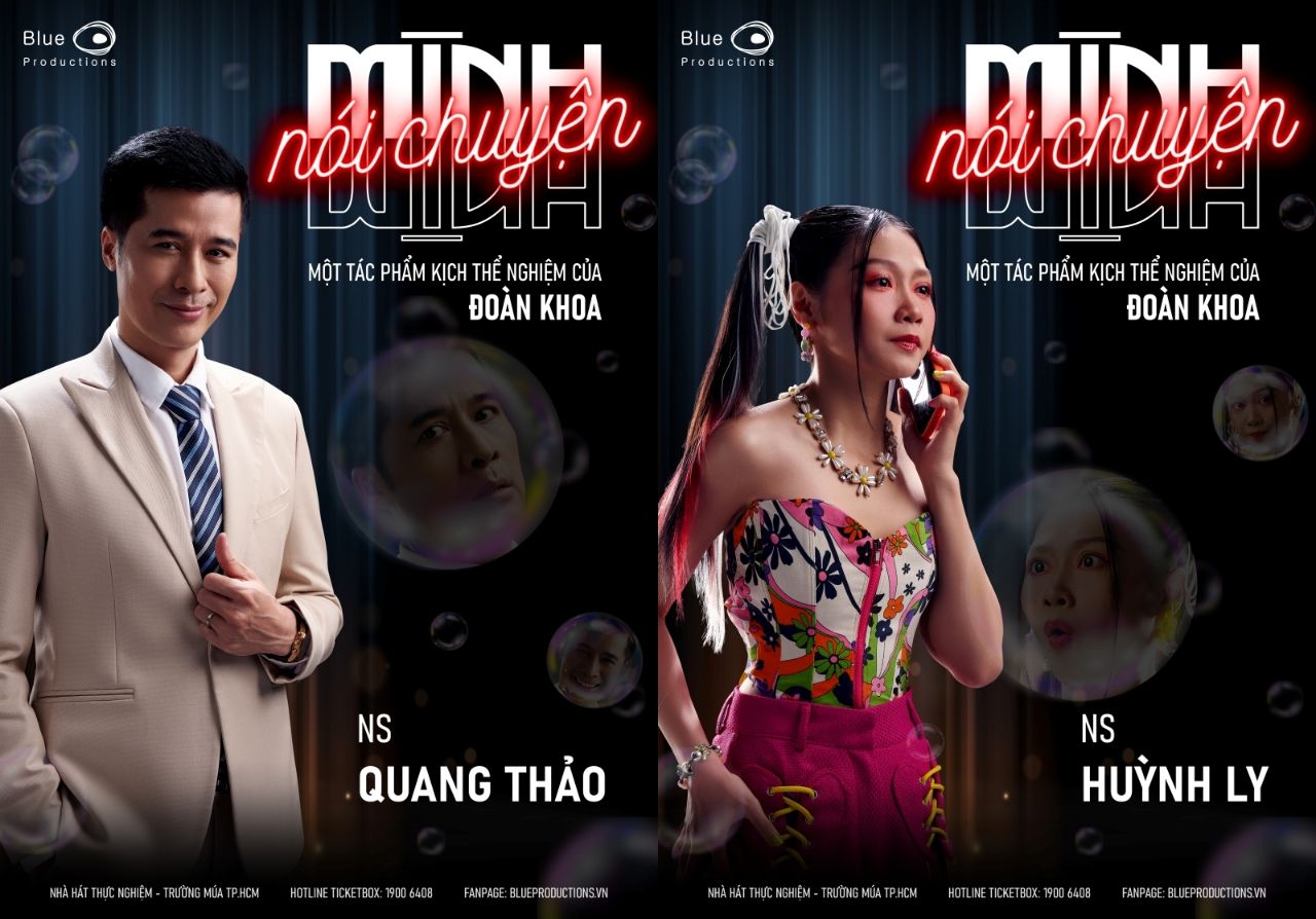 NV QUANG THAO HUYNH LY Kịch thể nghiệm “Mình nói chuyện Mình” tung poster ấn tượng