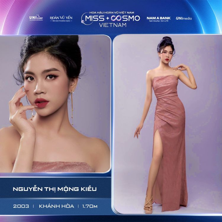 NGUYỄN THỊ MỘNG KIỀU 1M7 Trầm trồ với dàn thí sinh chiều cao khủng tham dự  Miss Cosmo Vietnam 2023