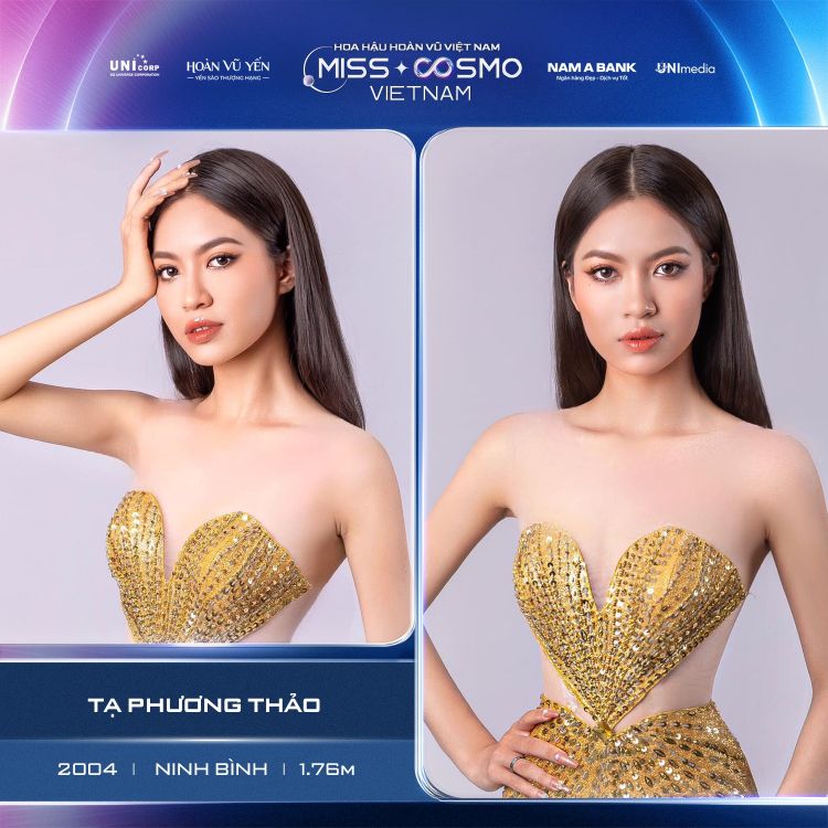 TẠ PHƯƠNG THẢO 1M76 Trầm trồ với dàn thí sinh chiều cao khủng tham dự  Miss Cosmo Vietnam 2023
