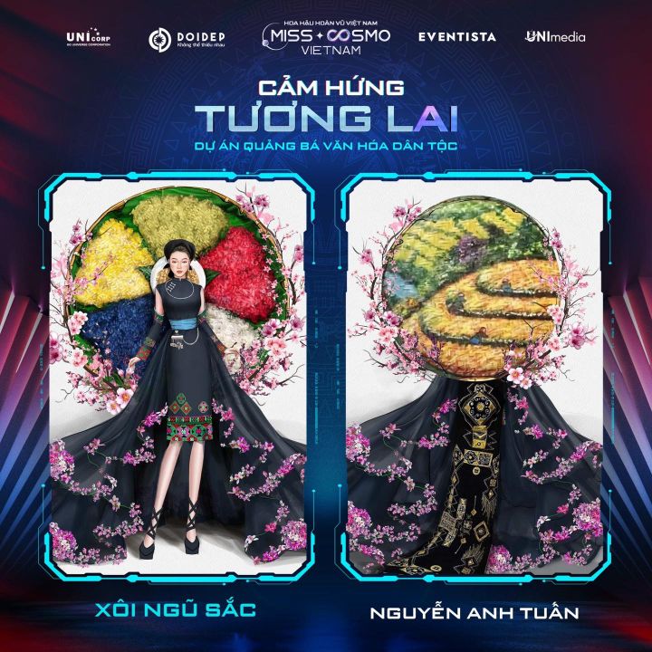 XÔI NGŨ SẮC Ấn tượng với dự án Quảng bá Văn hóa Dân tộc   Miss Cosmo Vietnam 2023