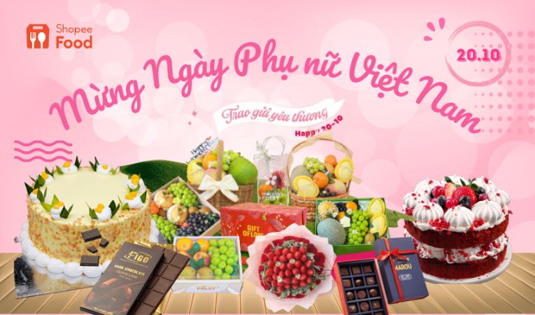 ShopeeFood 4 Cùng ShopeeFood “rắc” một chút ngọt ngào vào ngày tôn vinh phái đẹp Việt