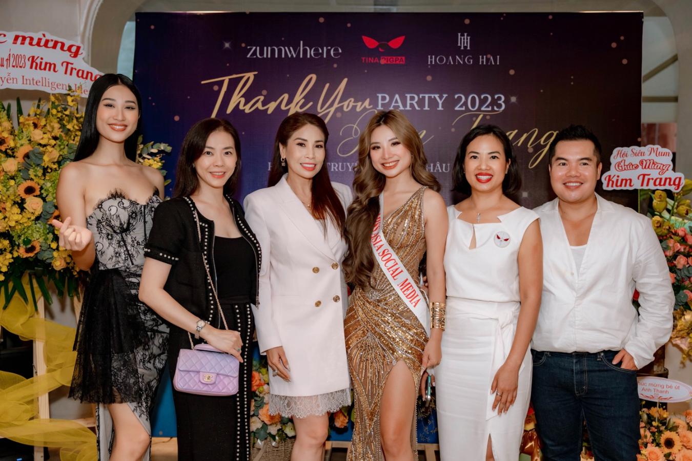 Hoa Hậu Truyền Thông Châu Á 6 Diễn viên Lý Hương chúc mừng Kim Trang đạt giải Hoa hậu Truyền thông Châu Á