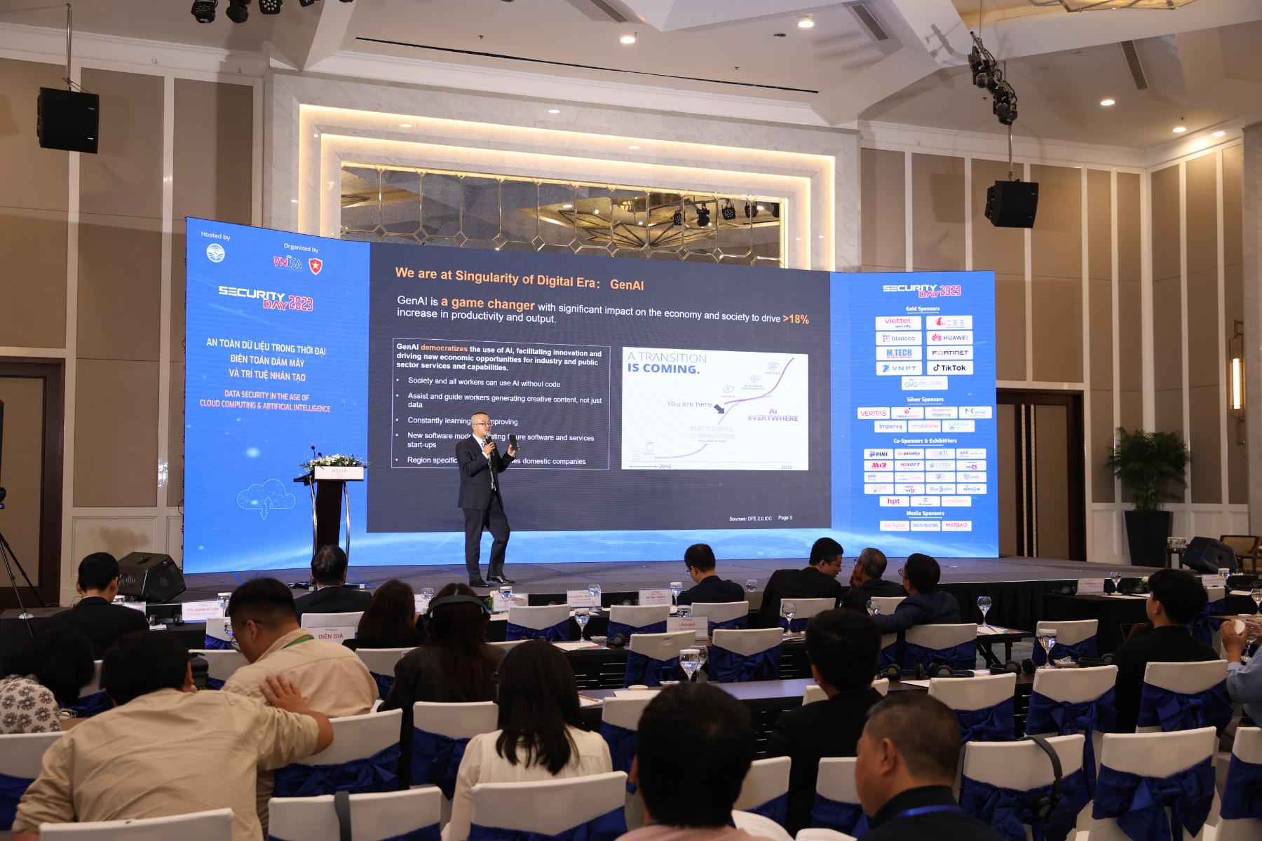 Huawei TCBC Huawei tại Security Day 2023  AI sẽ tạo ra sức mạnh phát triển nền kinh tế số hoàn thiện quá trình chuyển đổi số quốc gia 2 Huawei tại Security Day 2023: AI sẽ tạo ra sức mạnh phát triển nền kinh tế số