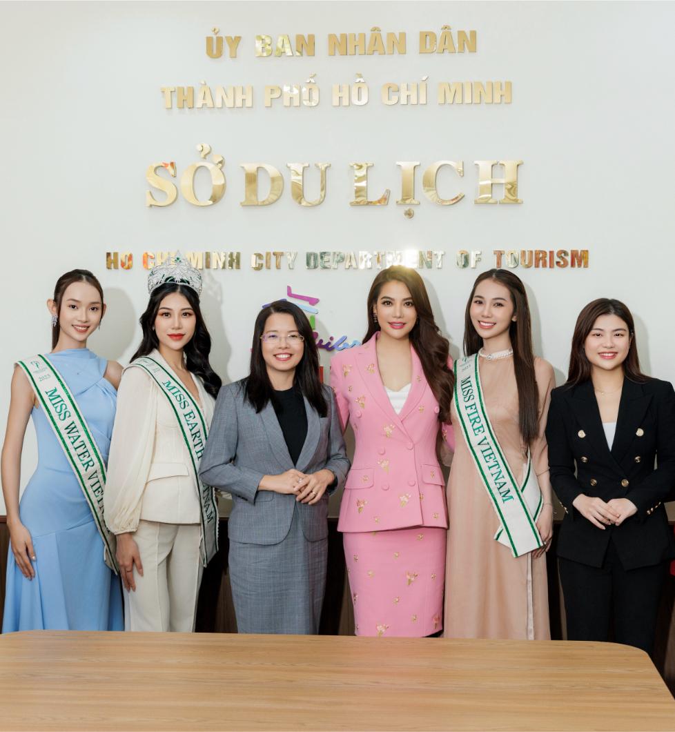 Trương Ngọc Ánh 4 Miss Earth 2023 đồng hành cùng Tuần lễ Du lịch TP. Hồ Chí Minh