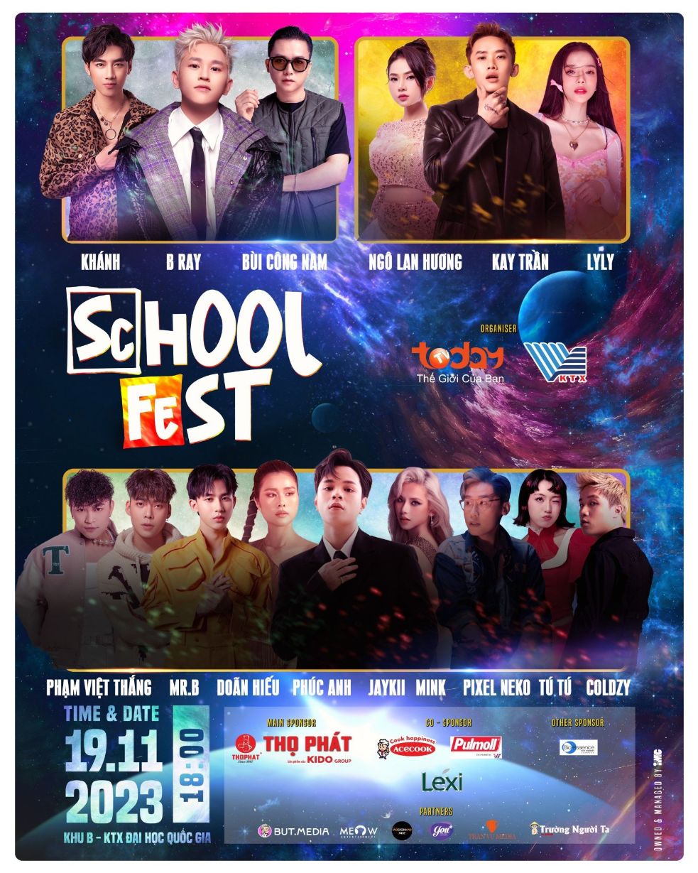 Vũ trụ School Fest 2 2 ‘Vũ trụ School Fest’ chính thức trở lại, không có đặc sắc nhất chỉ có đặc sắc hơn!