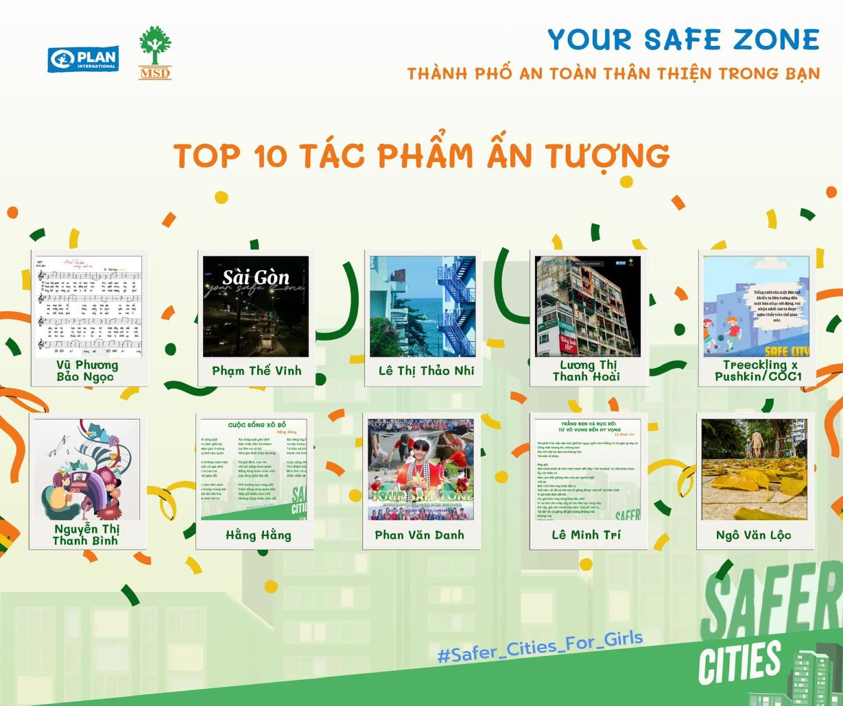 Your Safe Zone 1 Công bố kết quả cuộc thi Your Safe Zone – Thành phố An toàn và Thân thiện trong bạn