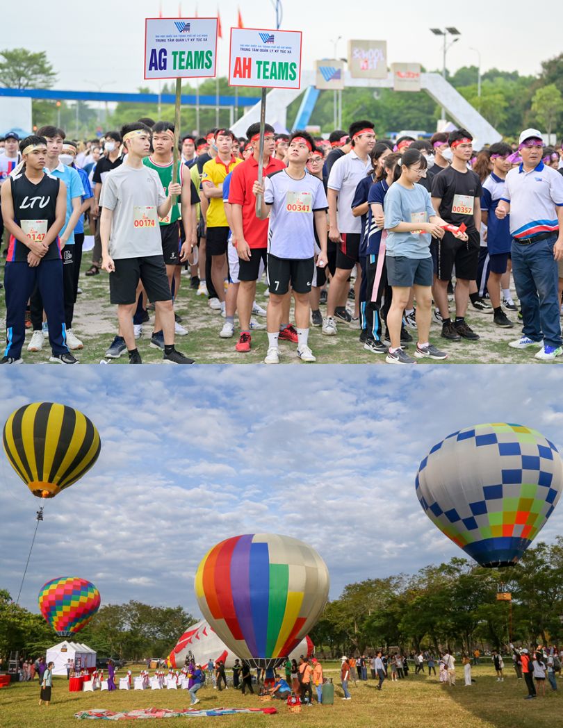lễ hội âm nhạc School Fest 1.1 School Fest mùa 4 đa dạng hoạt động từ giải chạy, khinh khí cầu đến team building