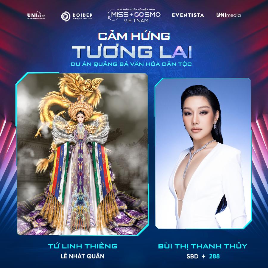 BÙI THỊ THANH THỦY 288 40 thí sinh Miss Cosmo Vietnam 2023 sẽ trình diễn Dự án Quảng bá Văn hóa Dân tộc