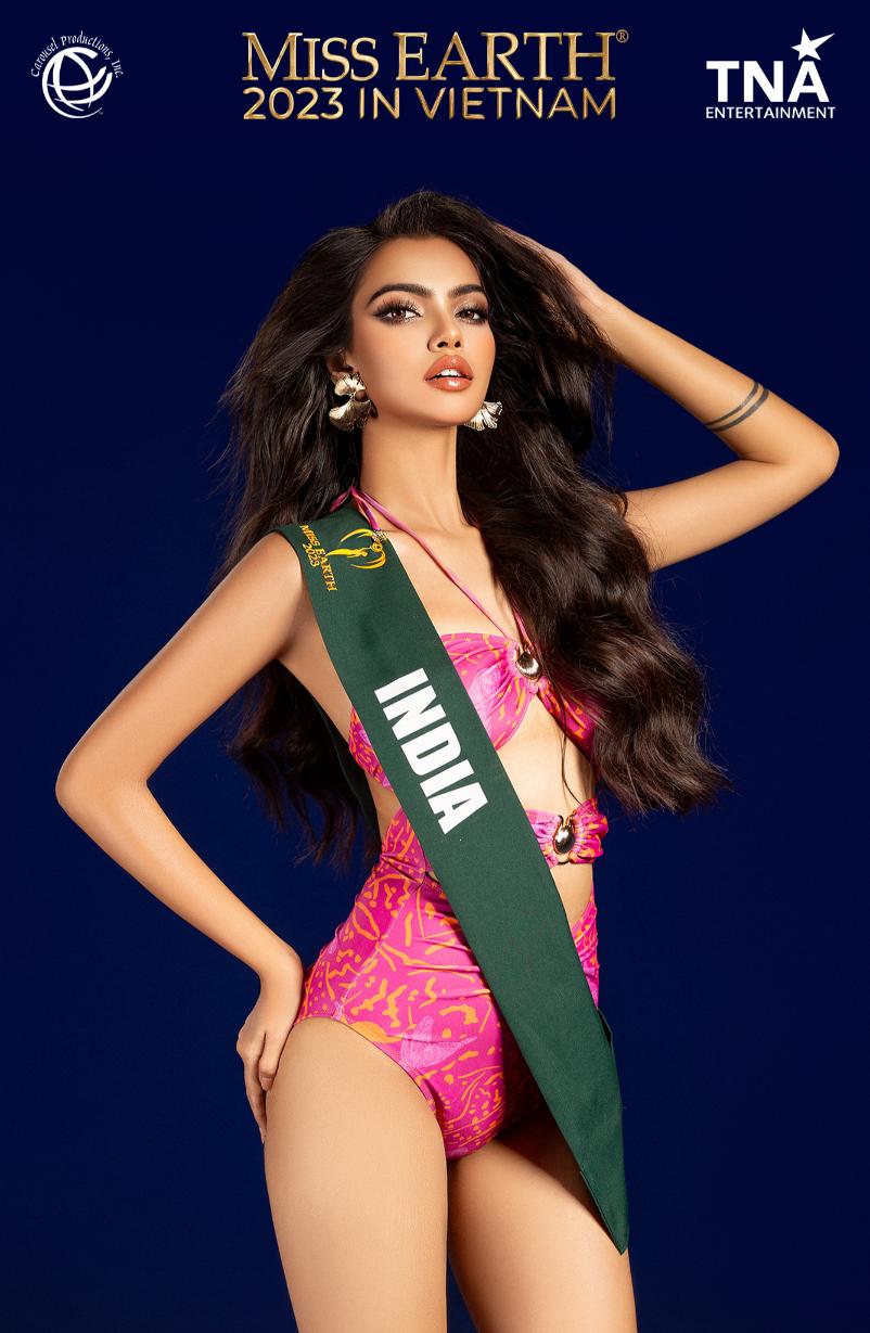 INDIA Miss Earth 2023 bất ngờ tung bộ ảnh bikini cực nóng bỏng của dàn thí sinh