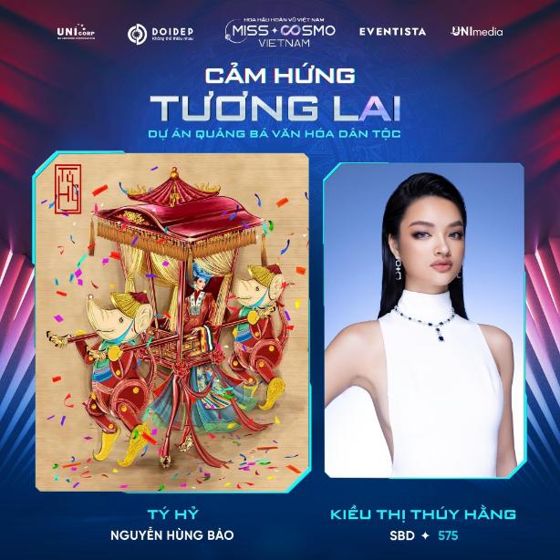 KIỀU THỊ THÚY HẰNG 40 thí sinh Miss Cosmo Vietnam 2023 sẽ trình diễn Dự án Quảng bá Văn hóa Dân tộc