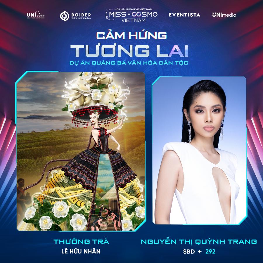 NGUYỄN THỊ QUỲNH TRANG 292 40 thí sinh Miss Cosmo Vietnam 2023 sẽ trình diễn Dự án Quảng bá Văn hóa Dân tộc