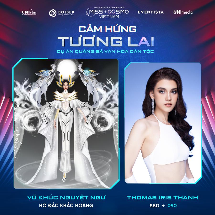 THOMAS IRIS THANH 090 40 thí sinh Miss Cosmo Vietnam 2023 sẽ trình diễn Dự án Quảng bá Văn hóa Dân tộc