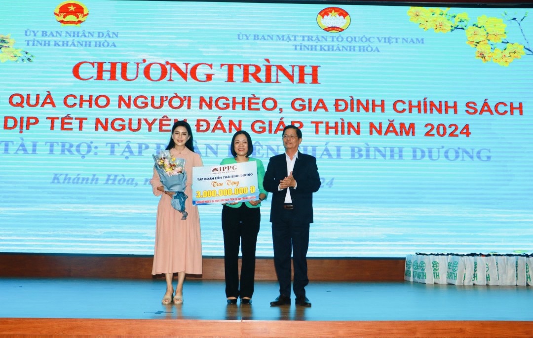 IPPG 1 IPPG tặng 3.000 suất quà Tết cho người nghèo, gia đình chính sách  tỉnh Khánh Hòa