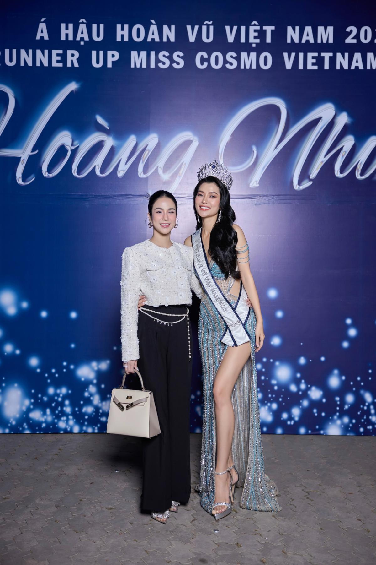 Miss Cosmo Vietnam – Hoa hậu Hoàn vũ Việt Nam 2023 Hoàng Nhung 7 Á hậu Hoàng Nhung hạnh phúc trong tiệc tri ân sau đăng quang   