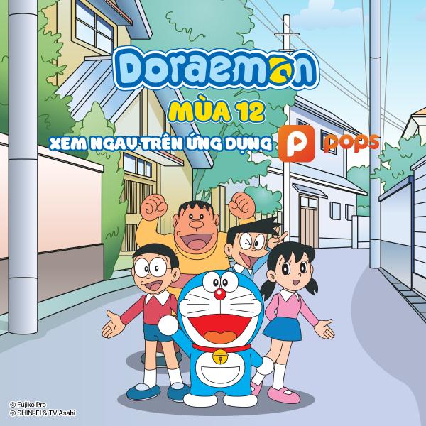 doremon 1 Doraemon mùa 12 bản lồng tiếng mới nhất ra mắt trên ứng dụng POPS