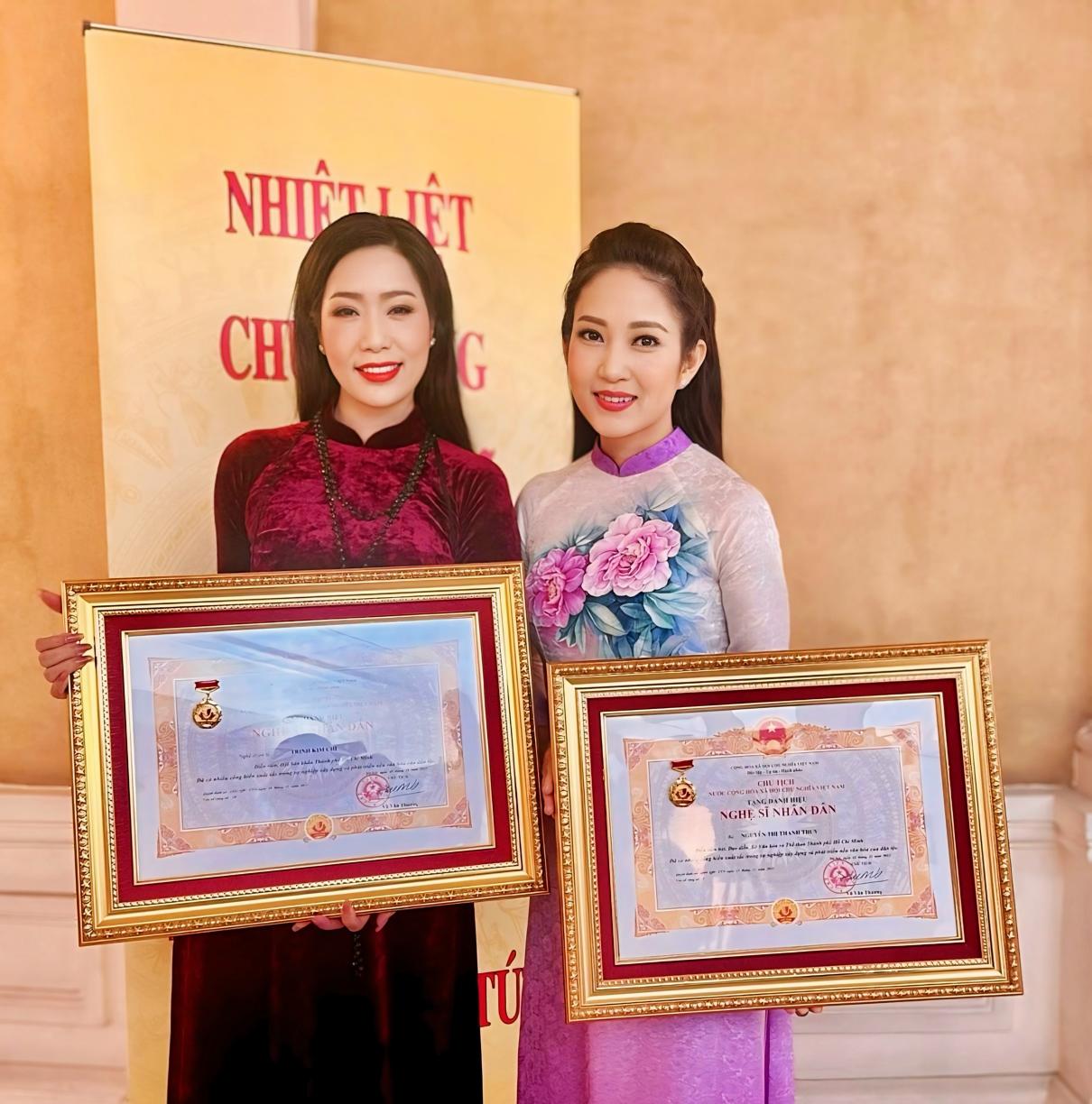 Trịnh Kim Chi nhân danh hiệu NSND 3 Trịnh Kim Chi vinh dự và tự hào nhận danh hiệu Nghệ sĩ Nhân Dân