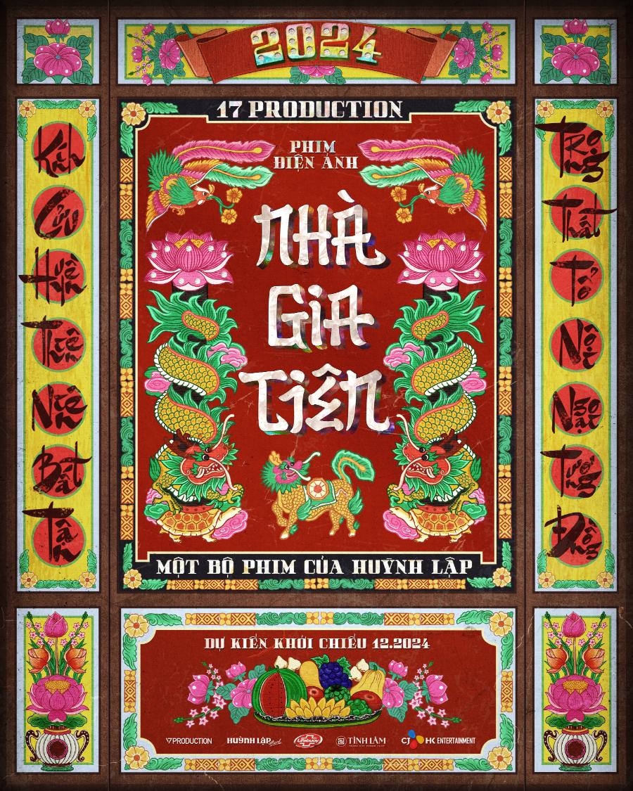 First look Poster Nha Gia Tien Huỳnh Lập công bố dự án điện ảnh mới Nhà Gia Tiên