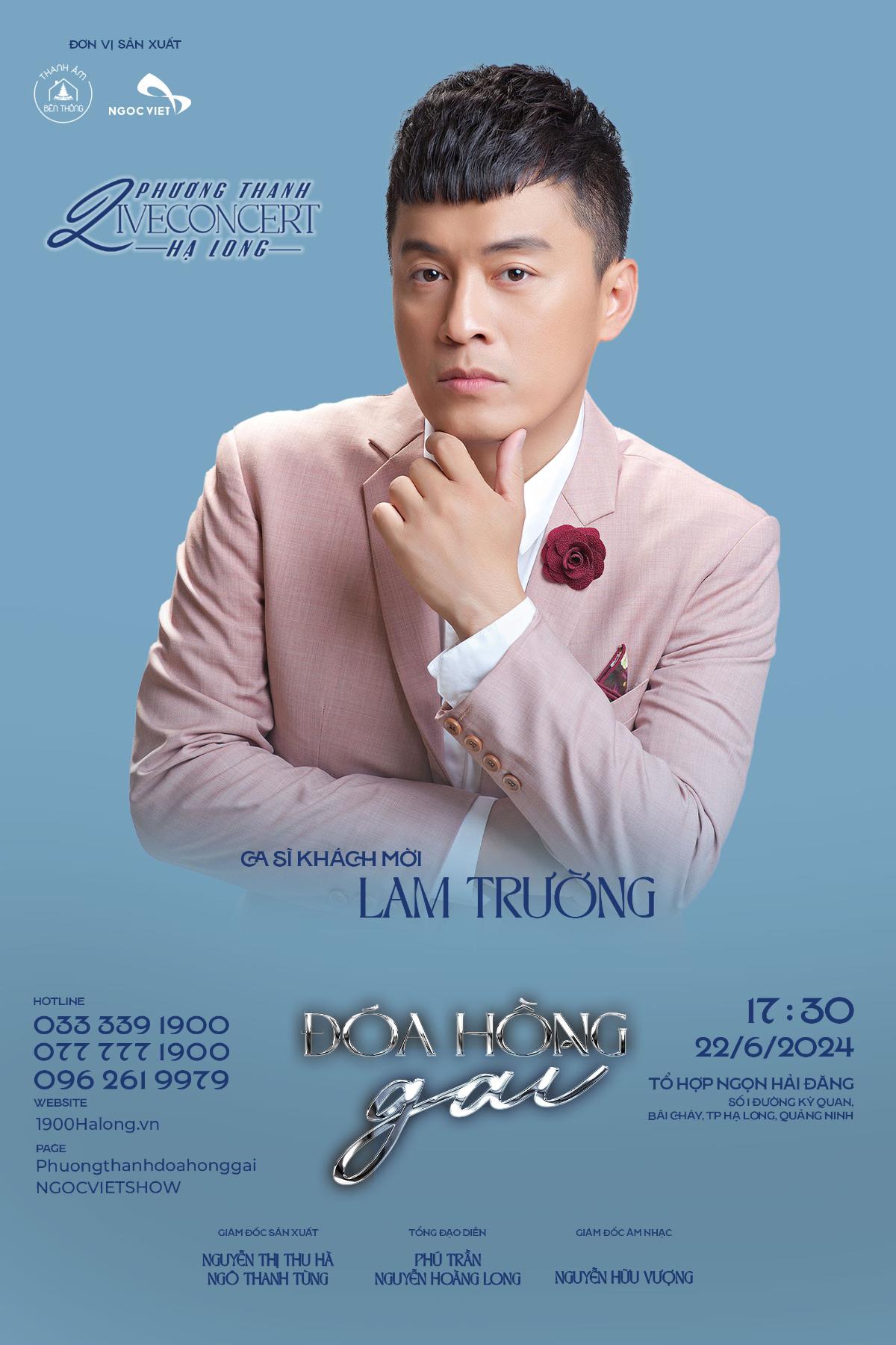 LAM TRƯỜNG POSTER DỌC Dù chưa diễn tại Hà Nội, Phương Thanh tiếp tục khởi động liveshow thứ 2 tại Hạ Long 