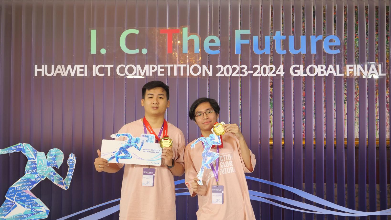 Sinh viên Việt Nam tại Huawei ICT Competition 2023 2024 2 Sinh viên Việt Nam xuất sắc giành giải ba Huawei ICT Competition 2023   2024
