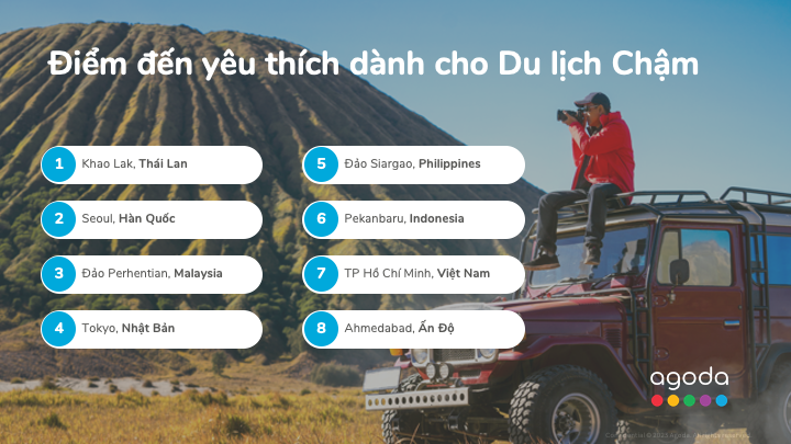 du lịch chậm của Việt Nam 2 Thành phố Hồ Chí Minh đứng đầu danh sách du lịch chậm của Việt Nam
