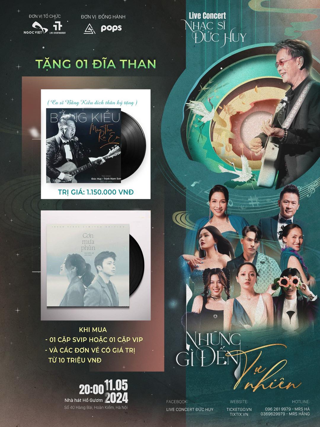 poster Duc Huy Bảo Anh hé lộ nhiều bí mật trong liveconcert “Những gì đến tự nhiên” của nhạc sĩ Đức Huy