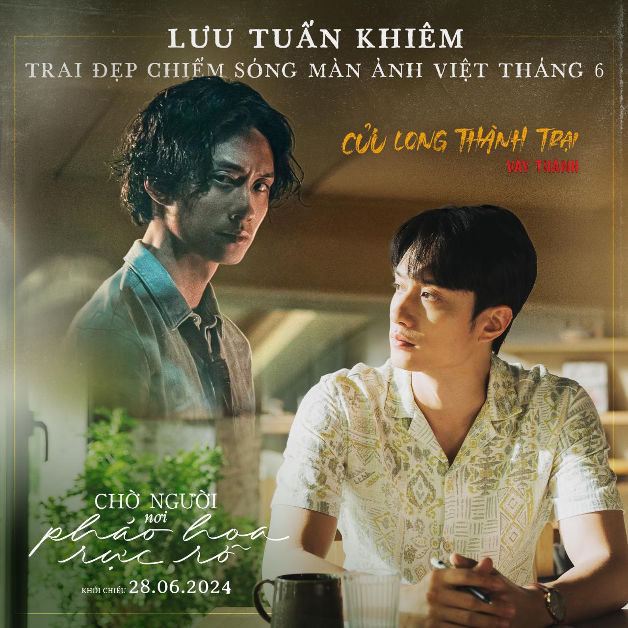 Luu Tuan Khiem Tao hinh 2 phim Nam phụ điển trai của Cửu Long Thành Trại hóa chàng thơ đẹp rung động trong phim mới