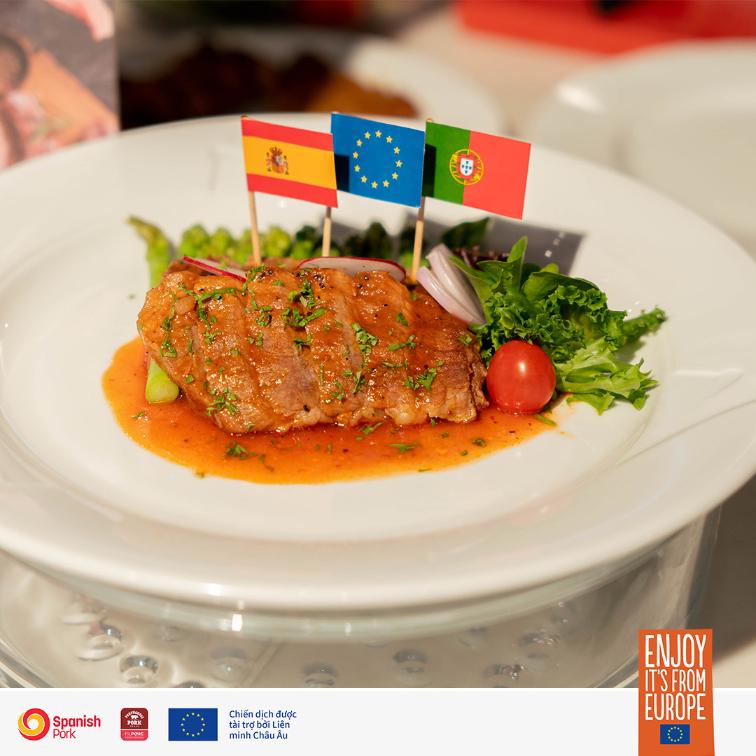 european pork with BBQ sauce Khởi động tháng trải nghiệm với thịt heo châu Âu cùng Annam Gourmet
