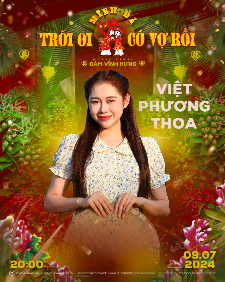 viet phuong thoa TOMDCVR Đàm Vĩnh Hưng: Trời ơi mình đã có vợ rồi, danh tính cô dâu gây bất ngờ!