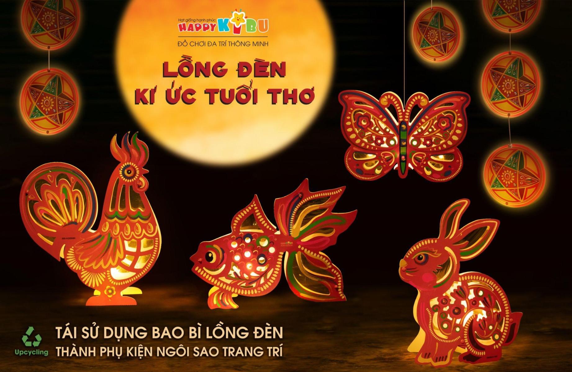 Lồng đèn Happy Kibu 6 Lồng đèn Happy Kibu   Khơi gợi yêu thương bảo vệ môi trường 