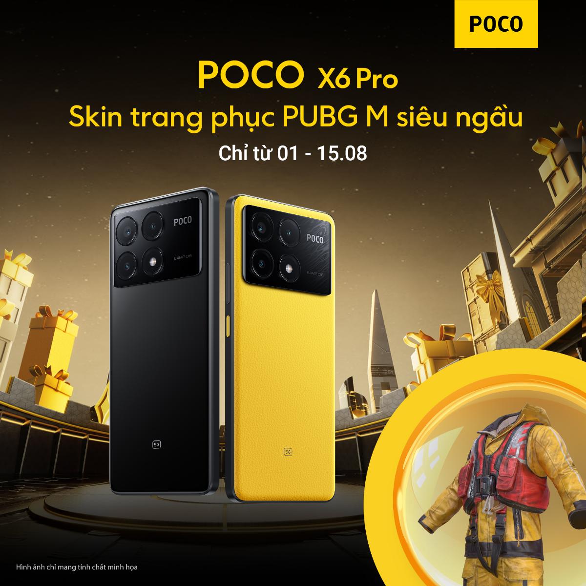 POCO x PUBG POCO công bố đồng hành cùng giải 2024 PUBG MOBILE Super League SEA Fall