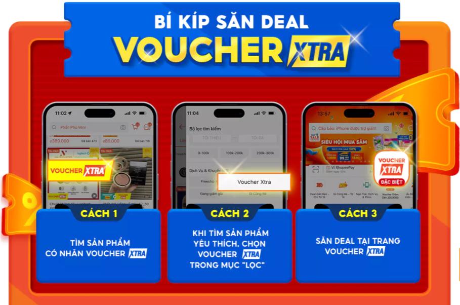 Shopee 2 Lương về, Shopee “bùng nổ” ưu đãi: Voucher 1 triệu đồng, phí ship 0 đồng, tha hồ “tậu” đồ đi chơi lễ